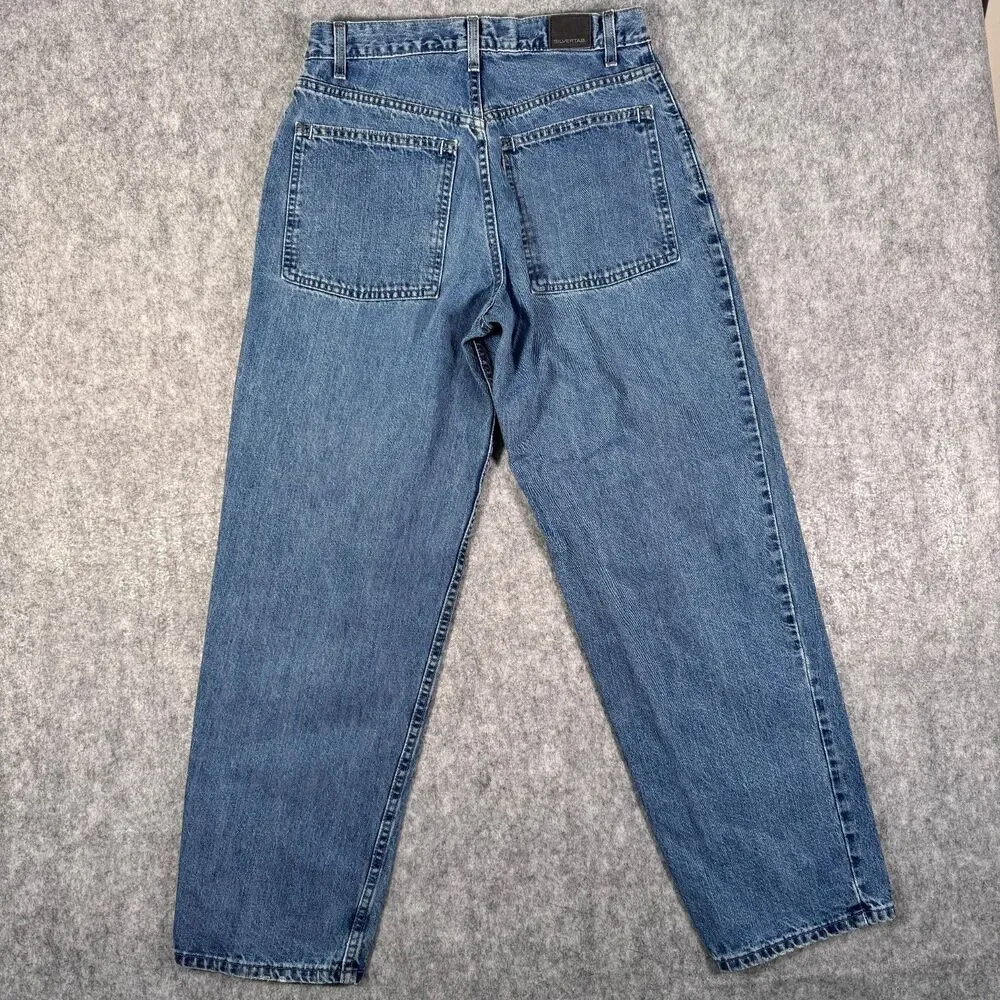 VTG Levis Silvertab Baggy Fit Jeans Mens 32x32 Measures 31x31 Blue Y2K USA Made